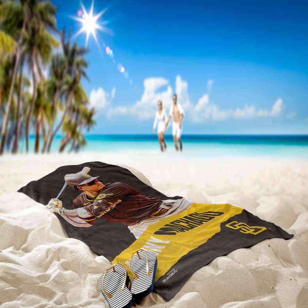 MLB San Diego Padres Manny Machado Beach Towel 30x60 Inches
