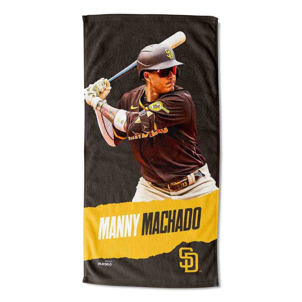 MLB San Diego Padres Manny Machado Beach Towel 30x60 Inches