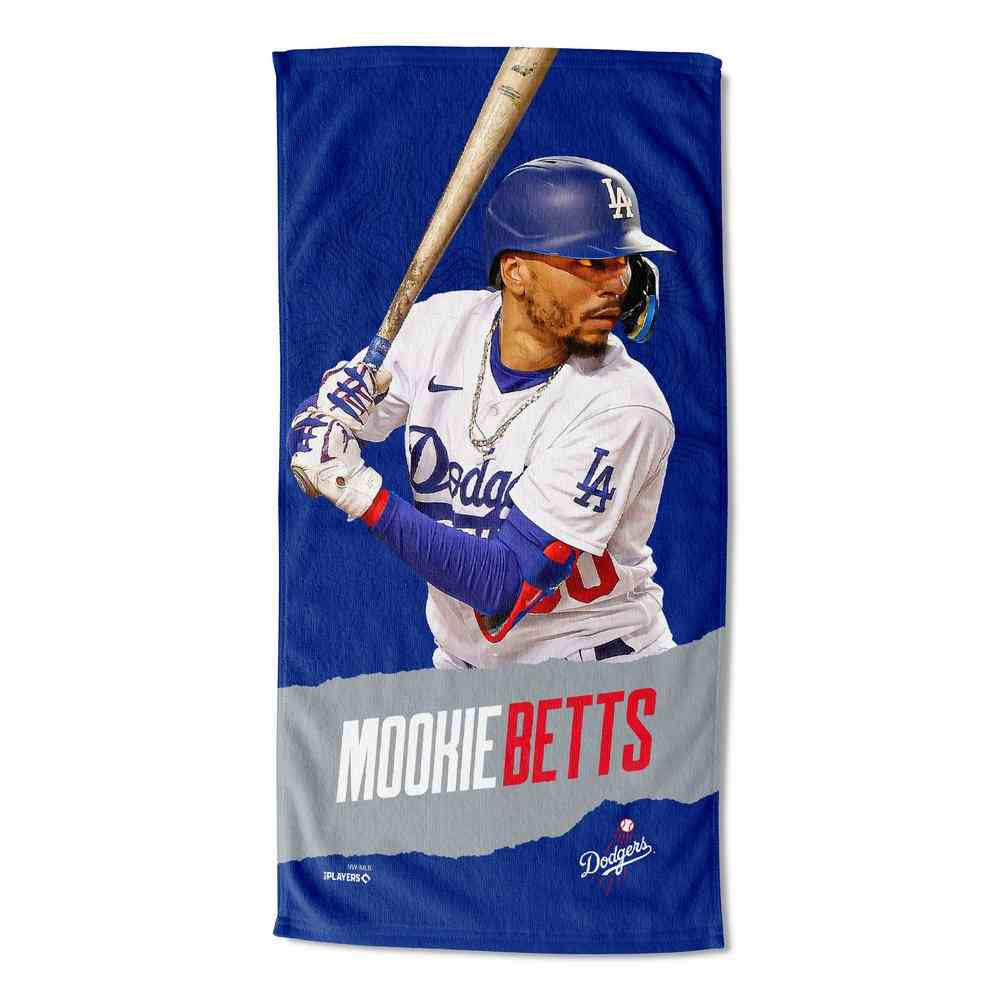 MLB Los Angeles Dodgers Mookie Betts Beach Towel 30x60 Inches