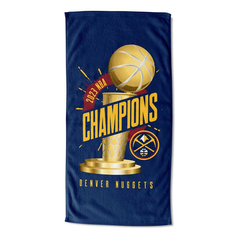 NBA Denver Nuggets 2023 NBA Champions Triumph Beach Towel 30x60 Inches
