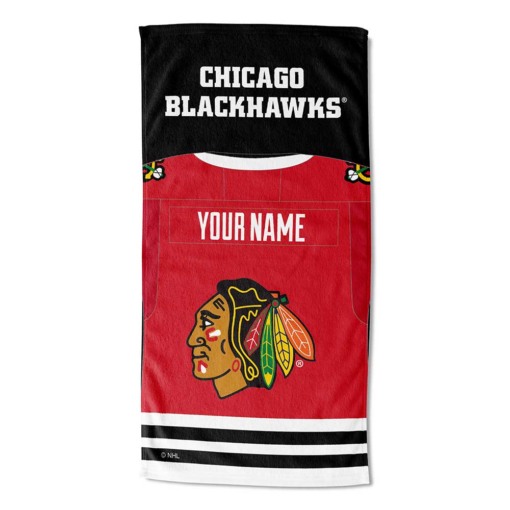 NHL Chicago Blackhawks Beach Towel 30x60 Inches