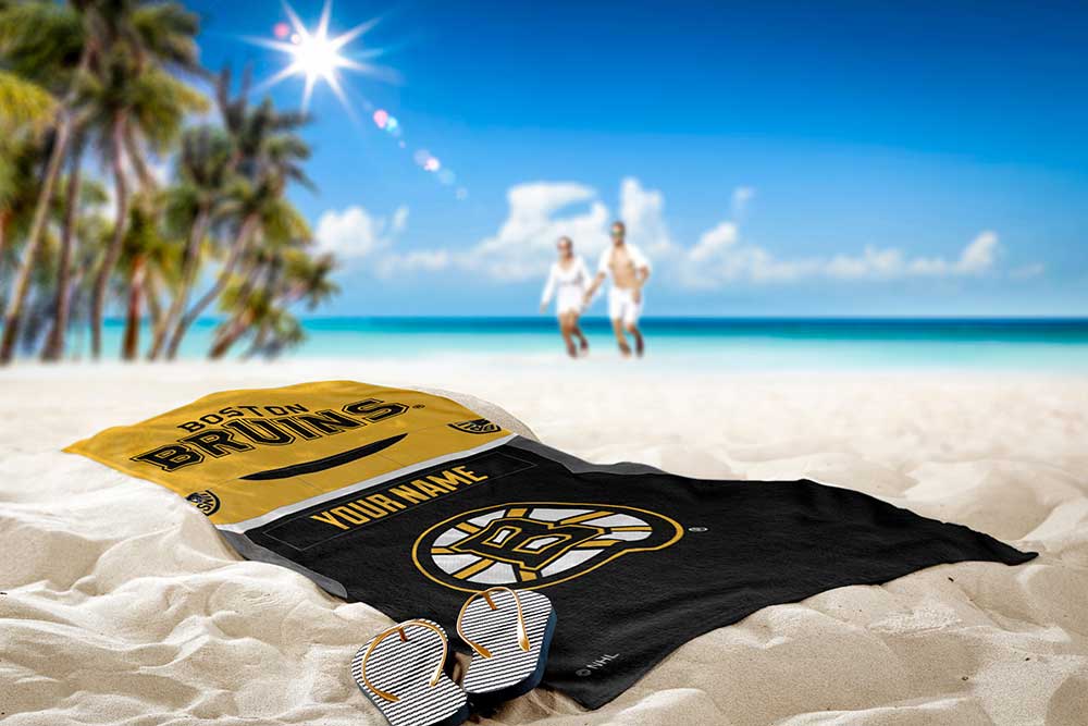 NHL Boston Bruins Beach Towel 30x60 Inches