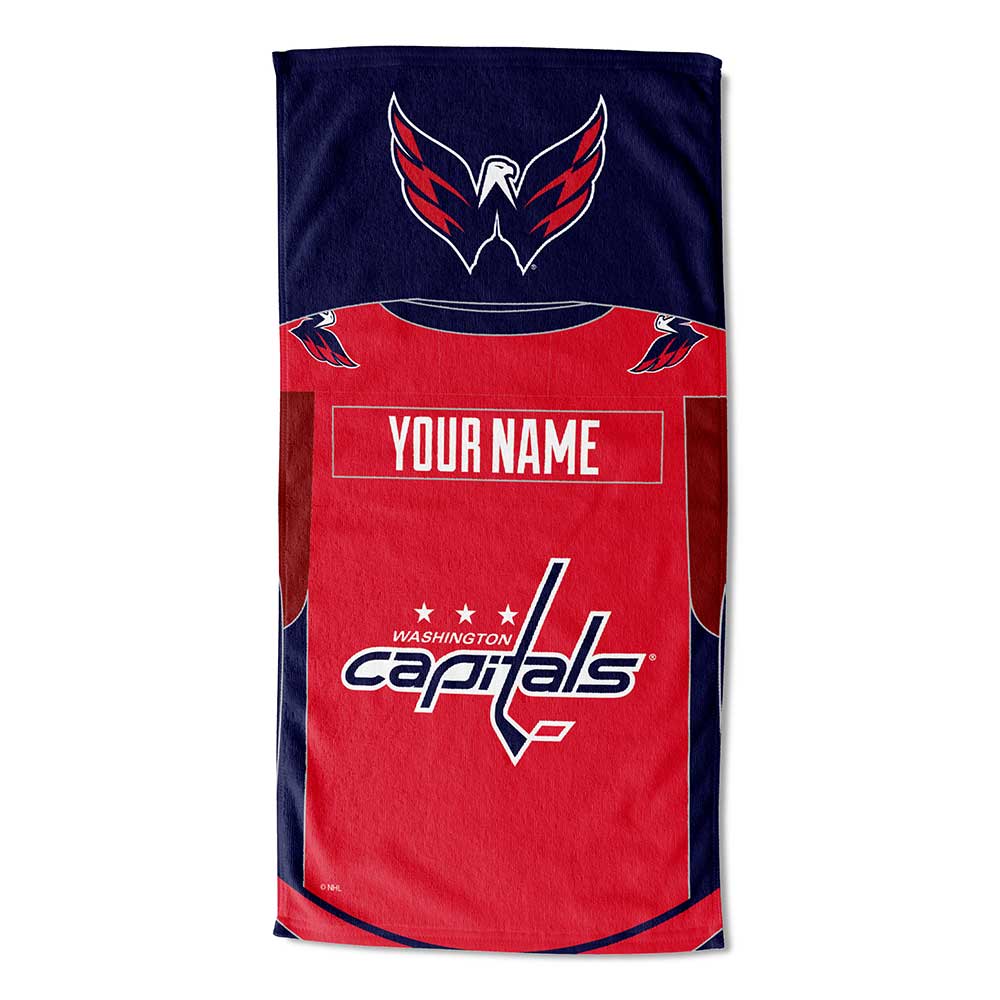 NHL Washington Capitals Beach Towel 30x60 Inches