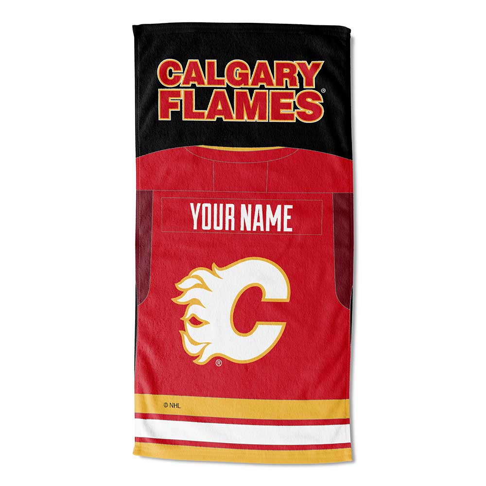 NHL Calgary Flames Beach Towel 30x60 Inches