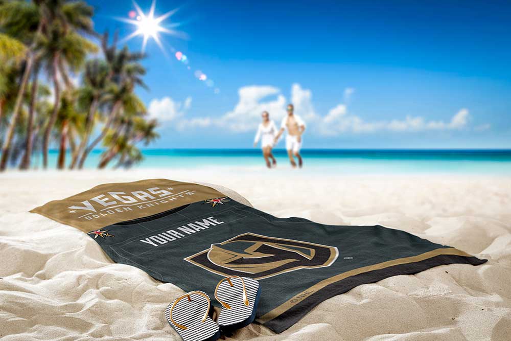 NHL Vegas Golden Knights Beach Towel 30x60 Inches