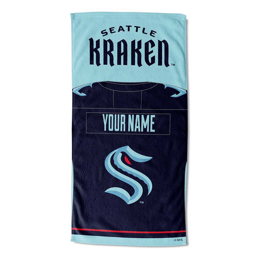 NHL Seattle Kraken Beach Towel 30x60 Inches