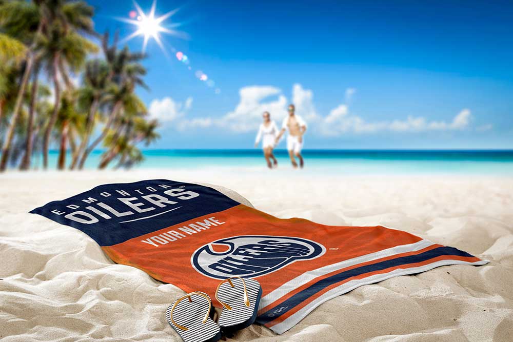 NHL Edmonton Oilers Beach Towel 30x60 Inches