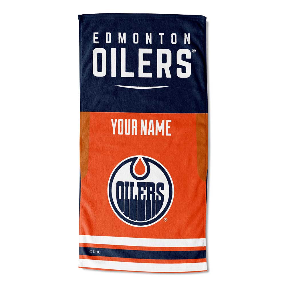 NHL Edmonton Oilers Beach Towel 30x60 Inches