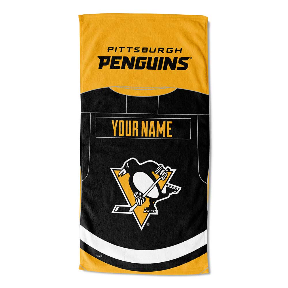 NHL Pittsburgh Penguins Beach Towel 30x60 Inches