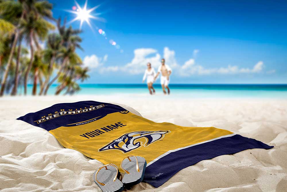 NHL Nashville Predators Beach Towel 30x60 Inches