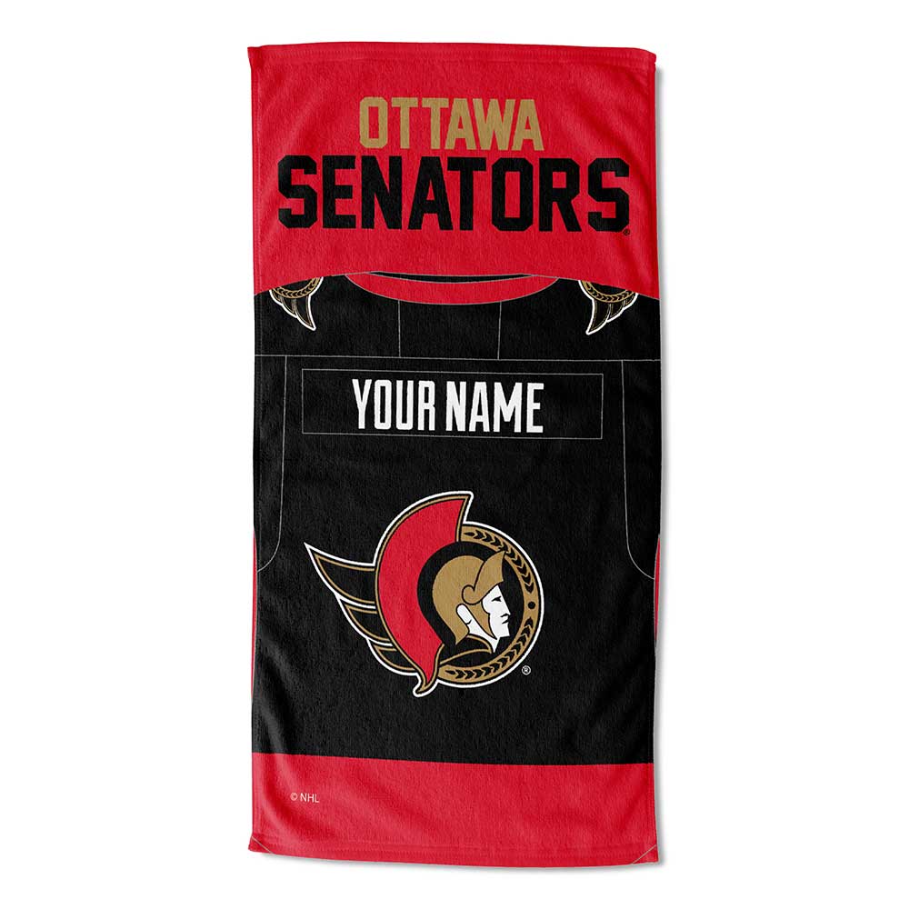 NHL Ottawa Senators Beach Towel 30x60 Inches
