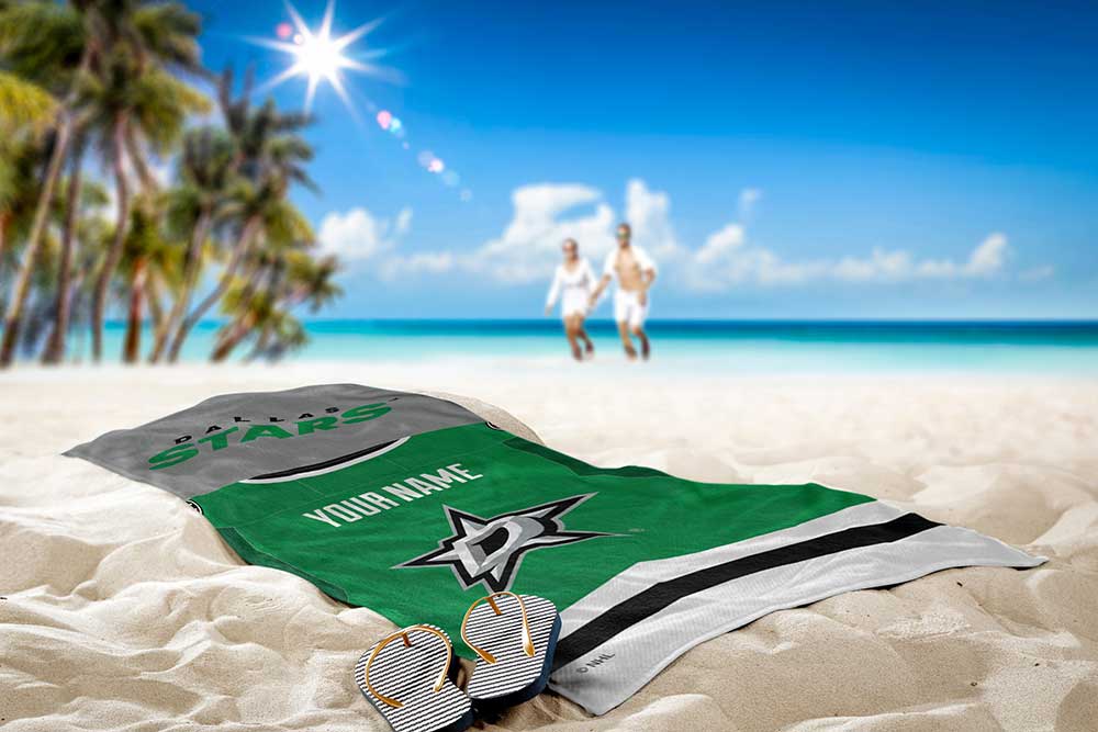 NHL Dallas Stars Beach Towel 30x60 Inches