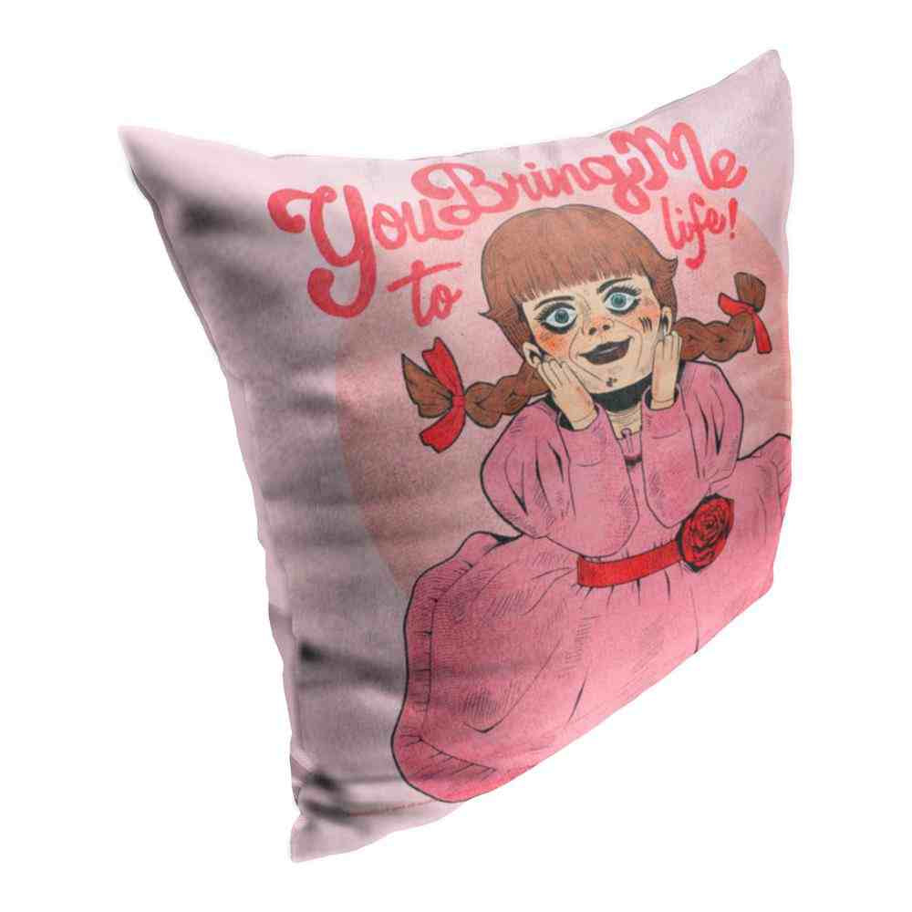 Warner Bros. Annabelle Bring Me To Life Throw Pillow 18x18 Inches