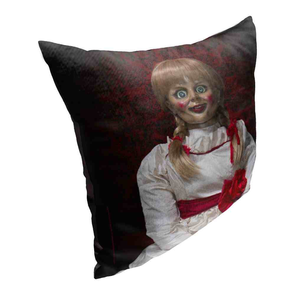 Warner Bros. Annabelle Creepy Stare Throw Pillow 18x18 Inches