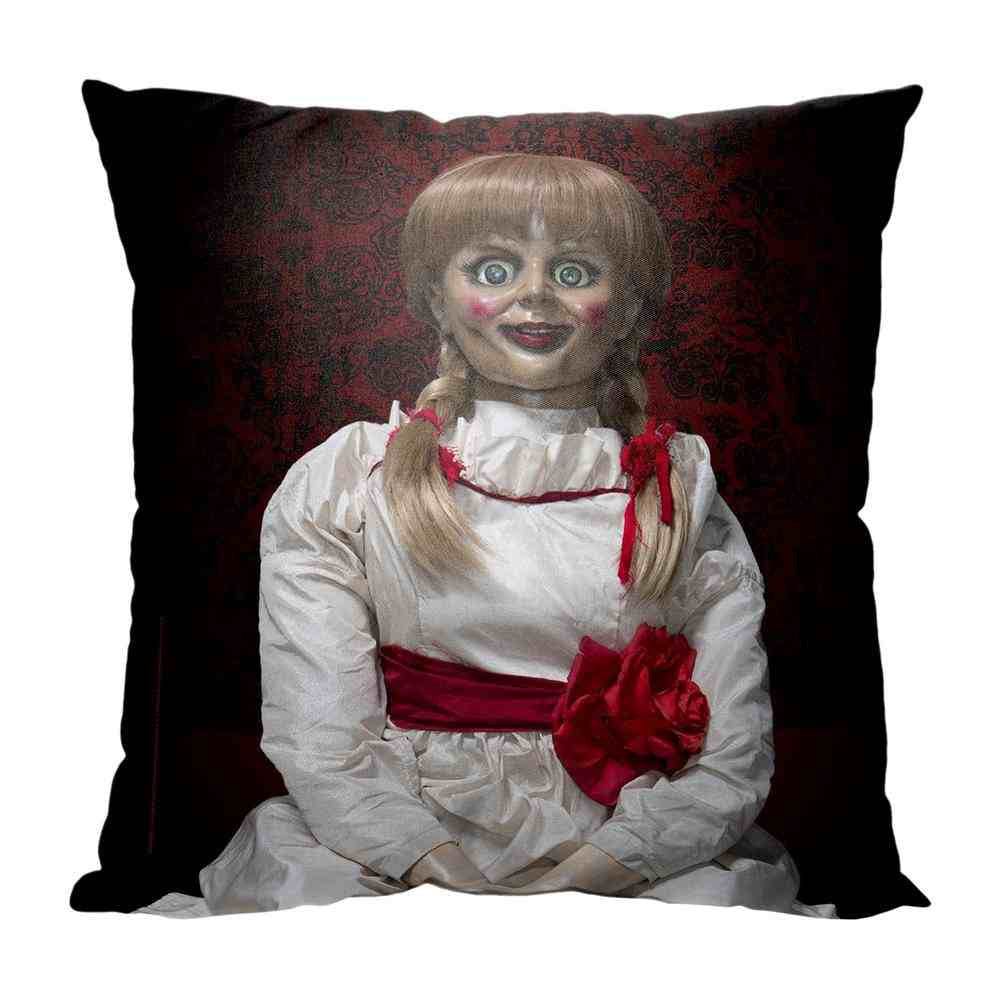 Warner Bros. Annabelle Creepy Stare Throw Pillow 18x18 Inches