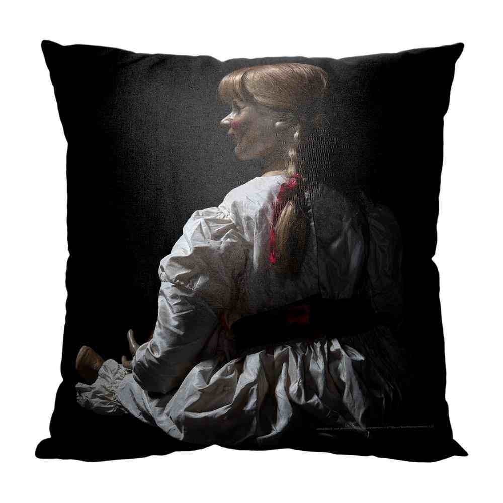 Warner Bros. Annabelle Turn To Face You Throw Pillow 18x18 Inches
