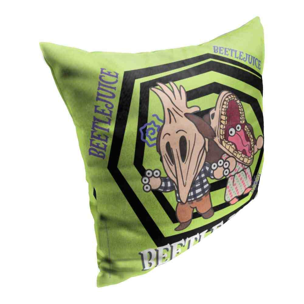 Warner Bros. Beetlejuice Once Human Throw Pillow 18x18 Inches