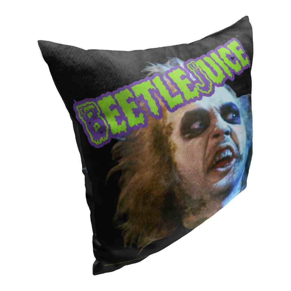 Warner Bros. Beetlejuice World Tour Throw Pillow 18x18 Inches