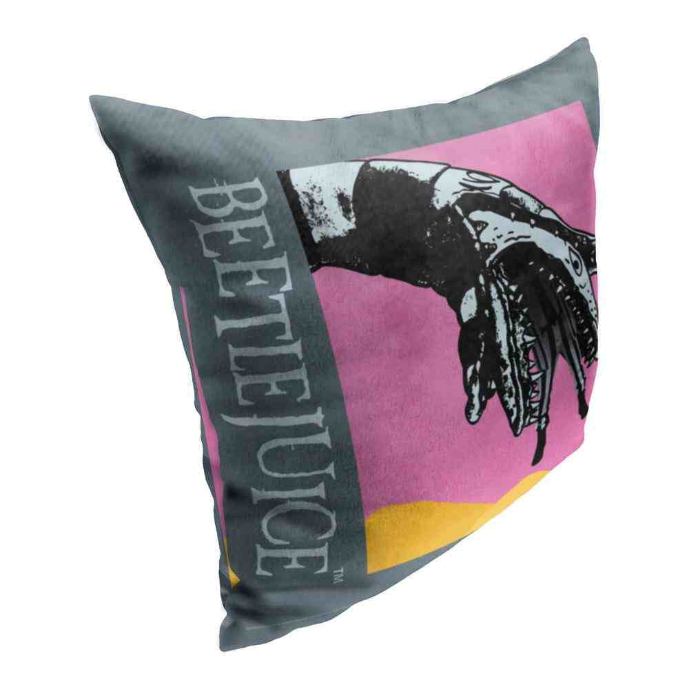 Warner Bros. Beetlejuice Devoured Throw Pillow 18x18 Inches