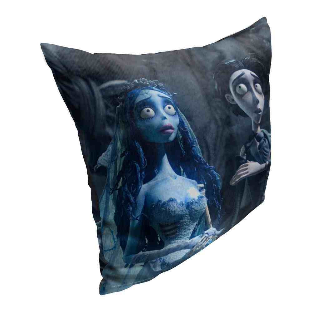 Warner Bros. Corpse Bride Ghostly Beauty Throw Pillow 18x18 Inches