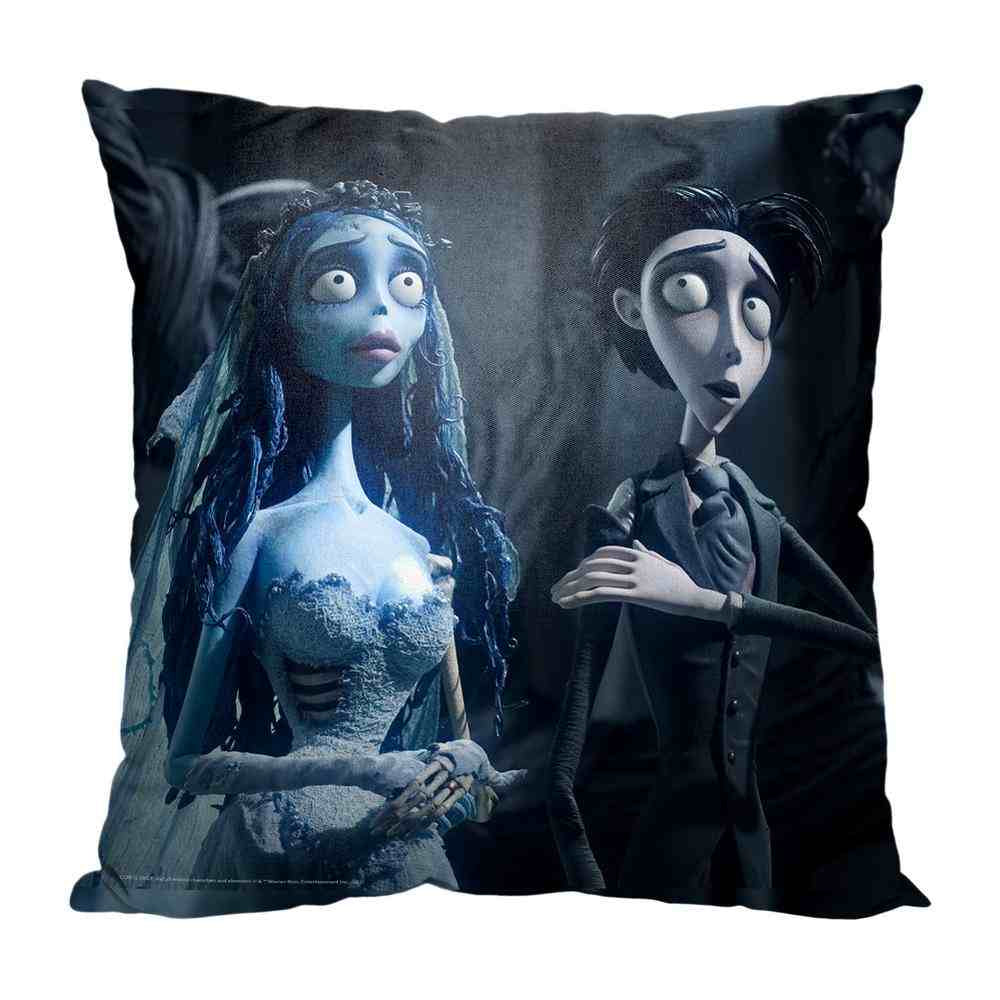 Warner Bros. Corpse Bride Ghostly Beauty Throw Pillow 18x18 Inches