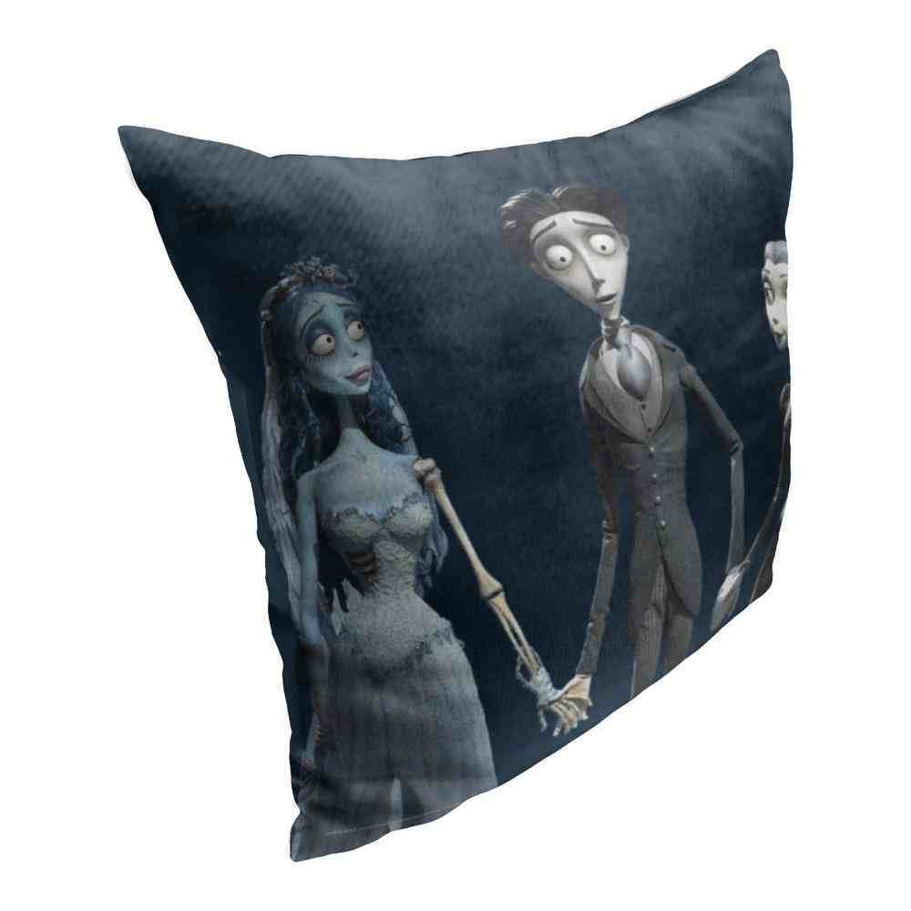 Warner Bros. Corpse Bride Victor Has Two Hands Throw Pillow 18x18 Inches