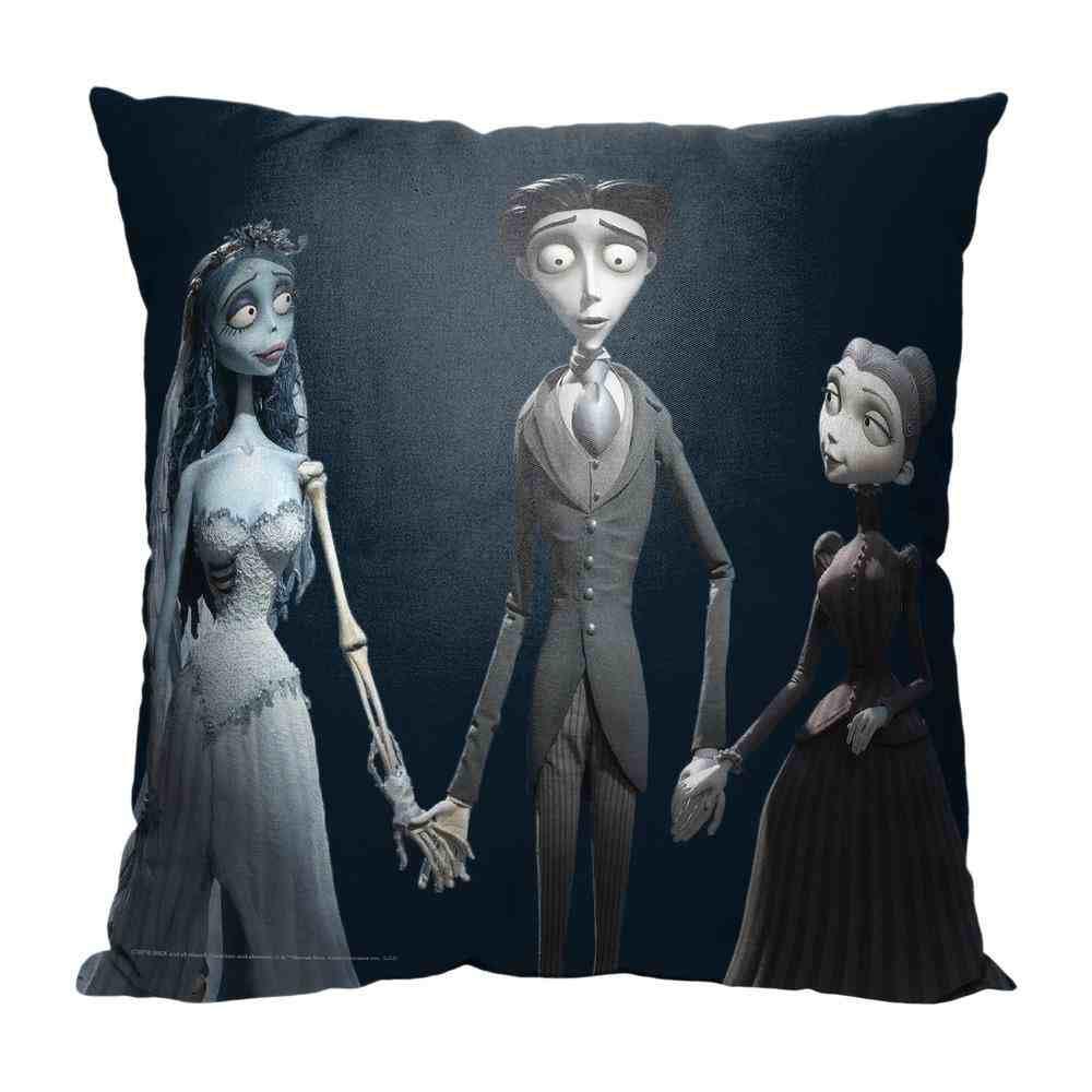 Warner Bros. Corpse Bride Victor Has Two Hands Throw Pillow 18x18 Inches