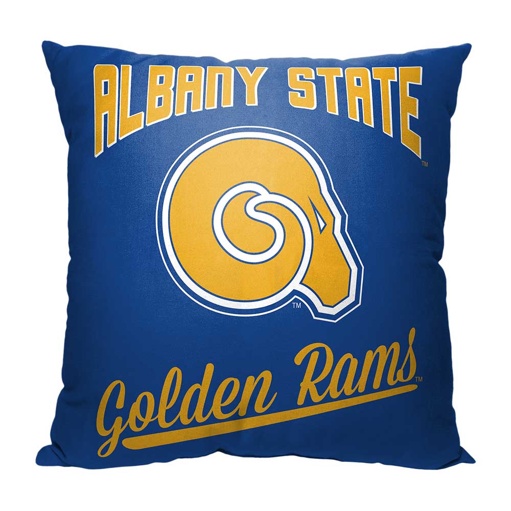 NCAA Albany State Golden Rams Alumni Throw Pillow 18x18 Inches
