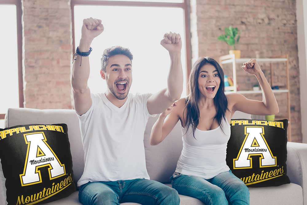 NCAA Appalachian State Mountaineers Alumni Throw Pillow 18x18 Inches