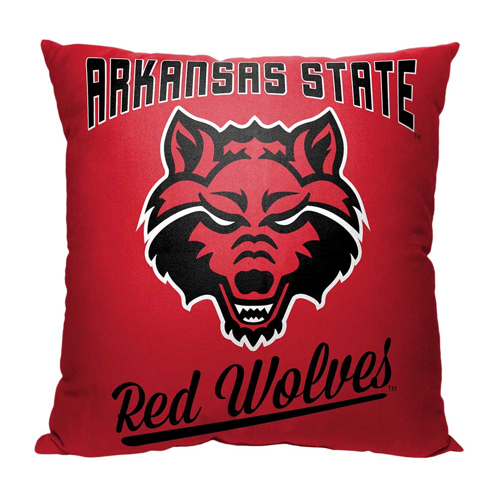 NCAA Arkansas State Red Wolves Alumni Throw Pillow 18x18 Inches
