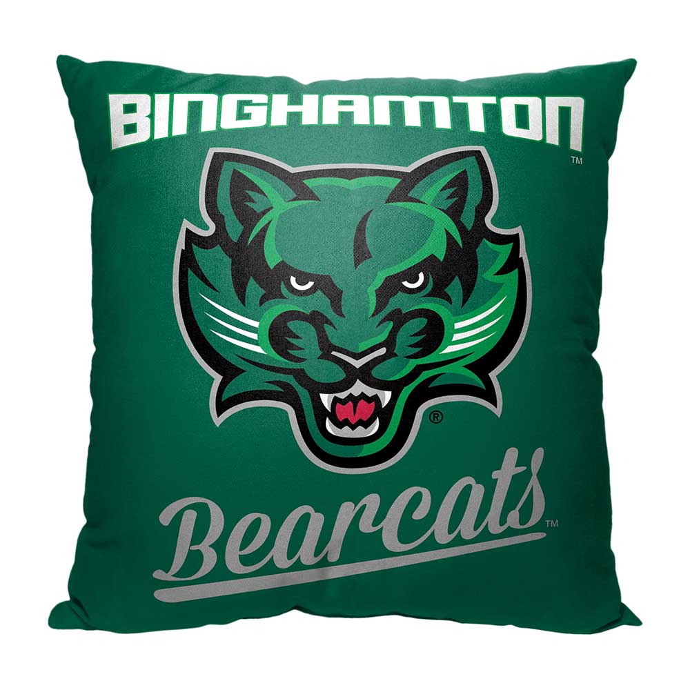 NCAA Binghamton Bearcats Alumni Throw Pillow 18x18 Inches