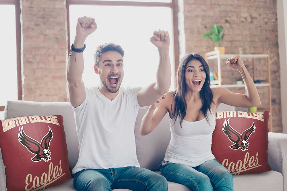 NCAA Boston College Eagles Alumni Throw Pillow 18x18 Inches