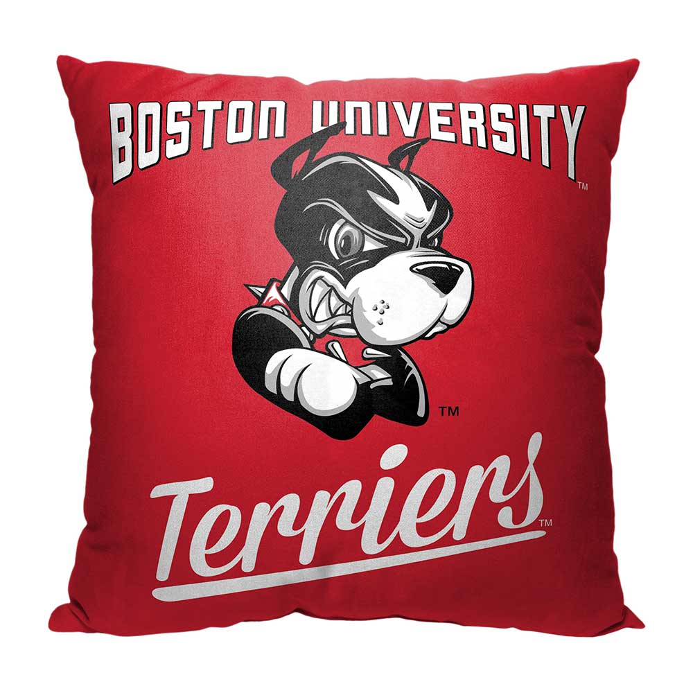 NCAA Boston University Terriers Alumni Throw Pillow 18x18 Inches