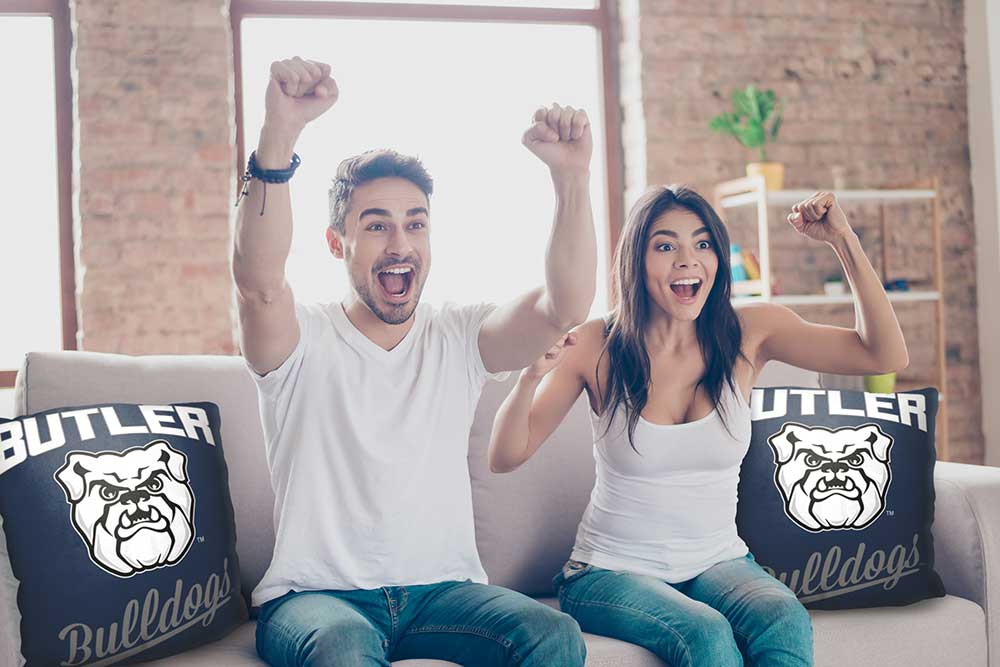 NCAA Butler Bulldogs Alumni Throw Pillow 18x18 Inches