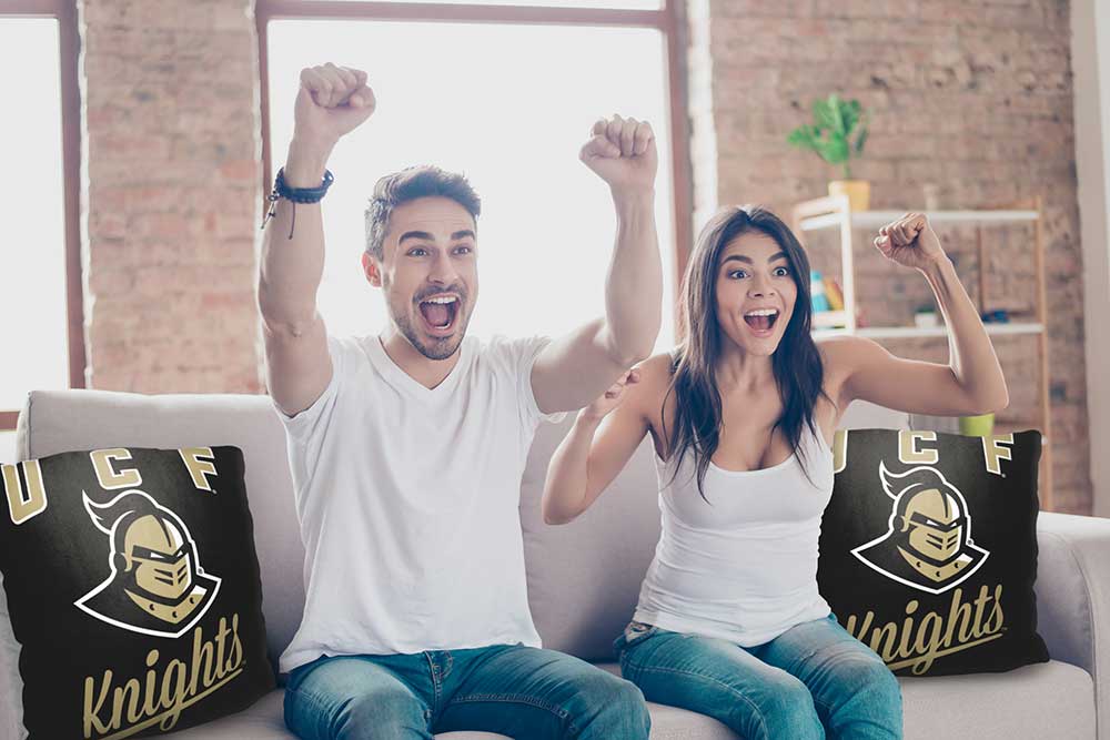 NCAA UCF Knights Alumni Throw Pillow 18x18 Inches