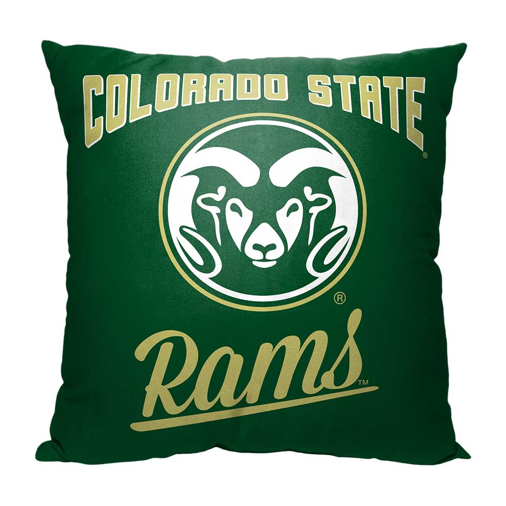 NCAA Colorado State Rams Alumni Throw Pillow 18x18 Inches