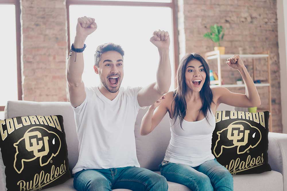 NCAA Colorado Buffaloes Alumni Throw Pillow 18x18 Inches