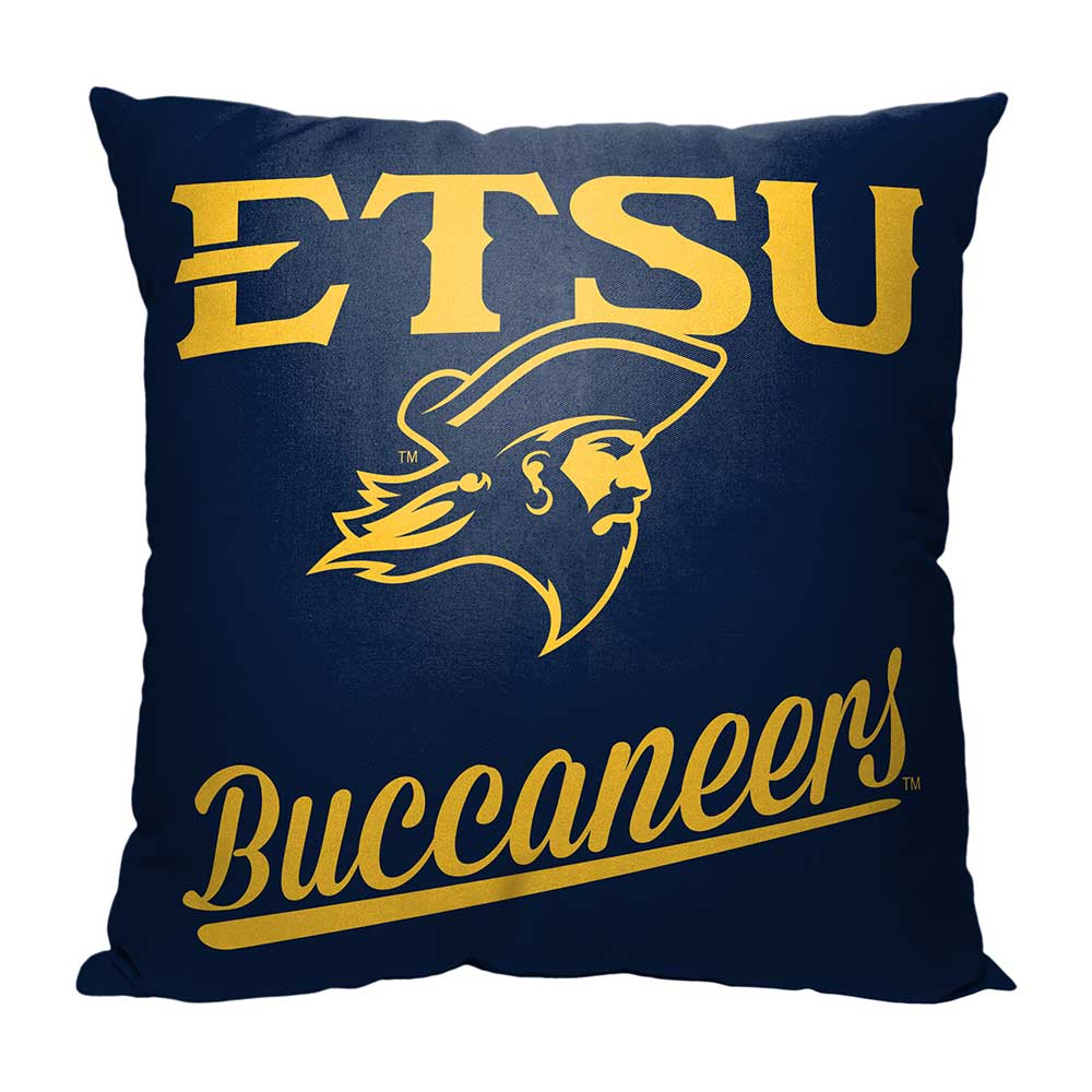 NCAA East Tennessee State Buccaneers Alumni Throw Pillow 18x18 Inches