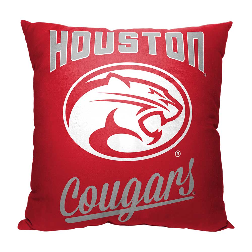 NCAA Houston Cougars Alumni Throw Pillow 18x18 Inches