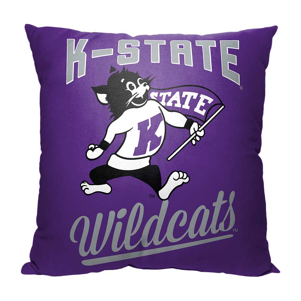 NCAA Kansas State Wildcats Alumni Throw Pillow 18x18 Inches