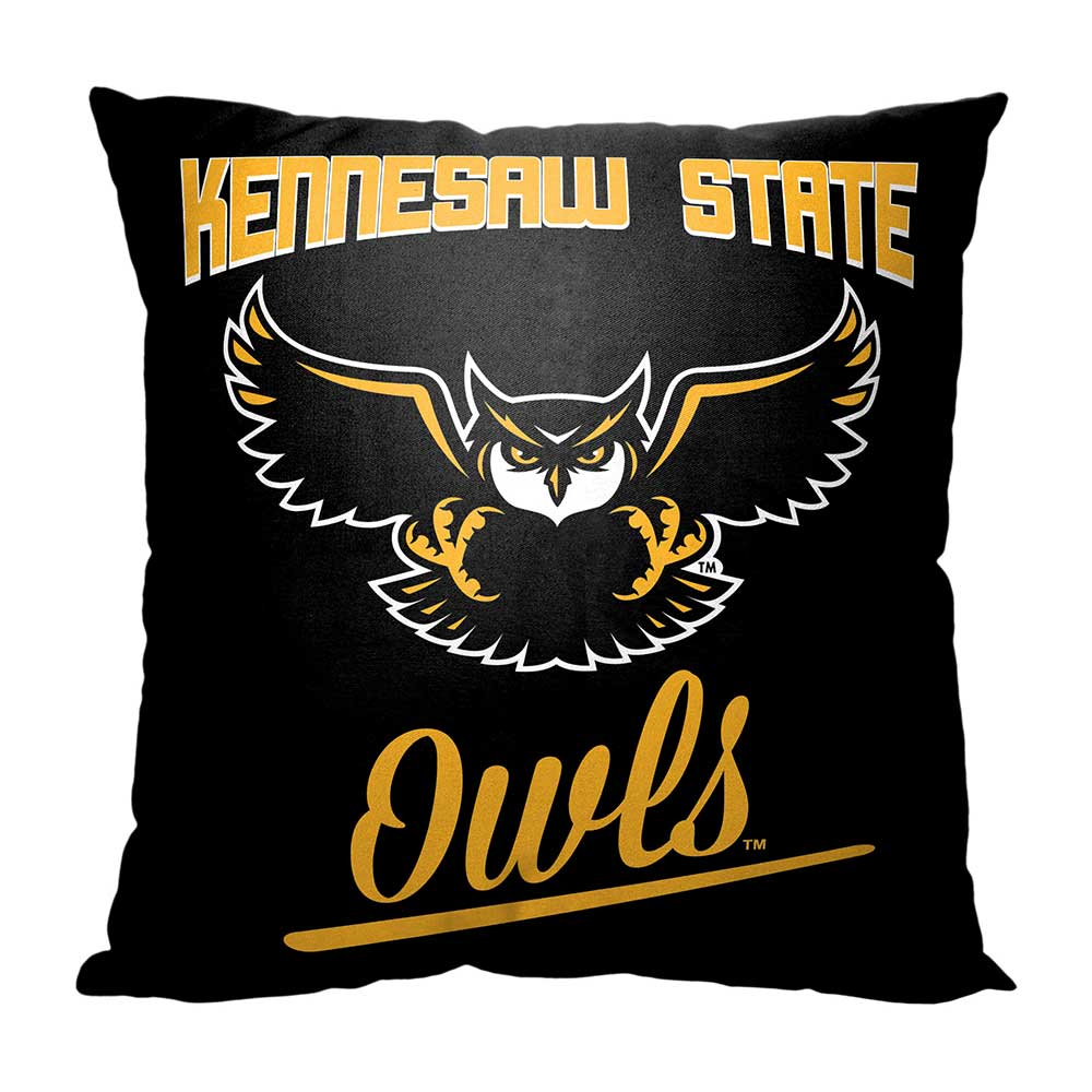 NCAA Kennesaw State Owls Alumni Throw Pillow 18x18 Inches