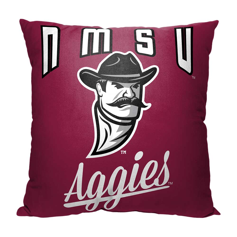 NCAA New Mexico State Aggies Alumni Throw Pillow 18x18 Inches
