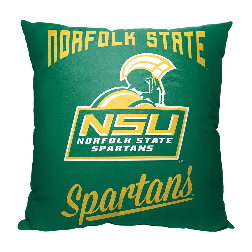 NCAA Norfolk State Spartans Alumni Throw Pillow 18x18 Inches
