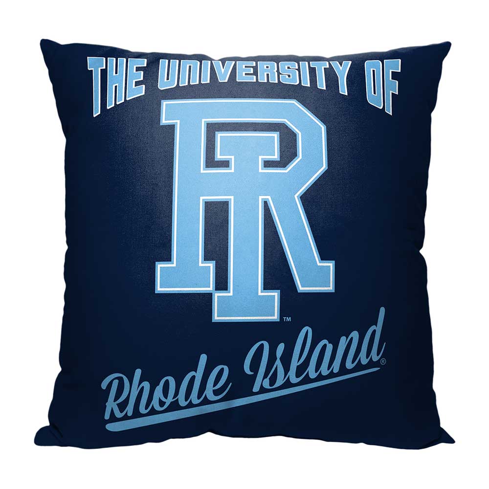NCAA Rhode Island Alumni Throw Pillow 18x18 Inches
