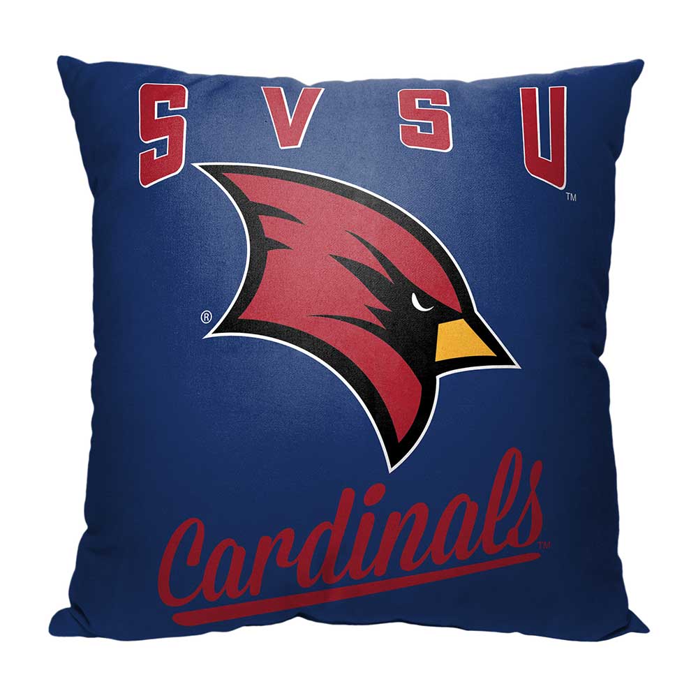 NCAA Saginaw Valley State Cardinals Alumni Throw Pillow 18x18 Inches