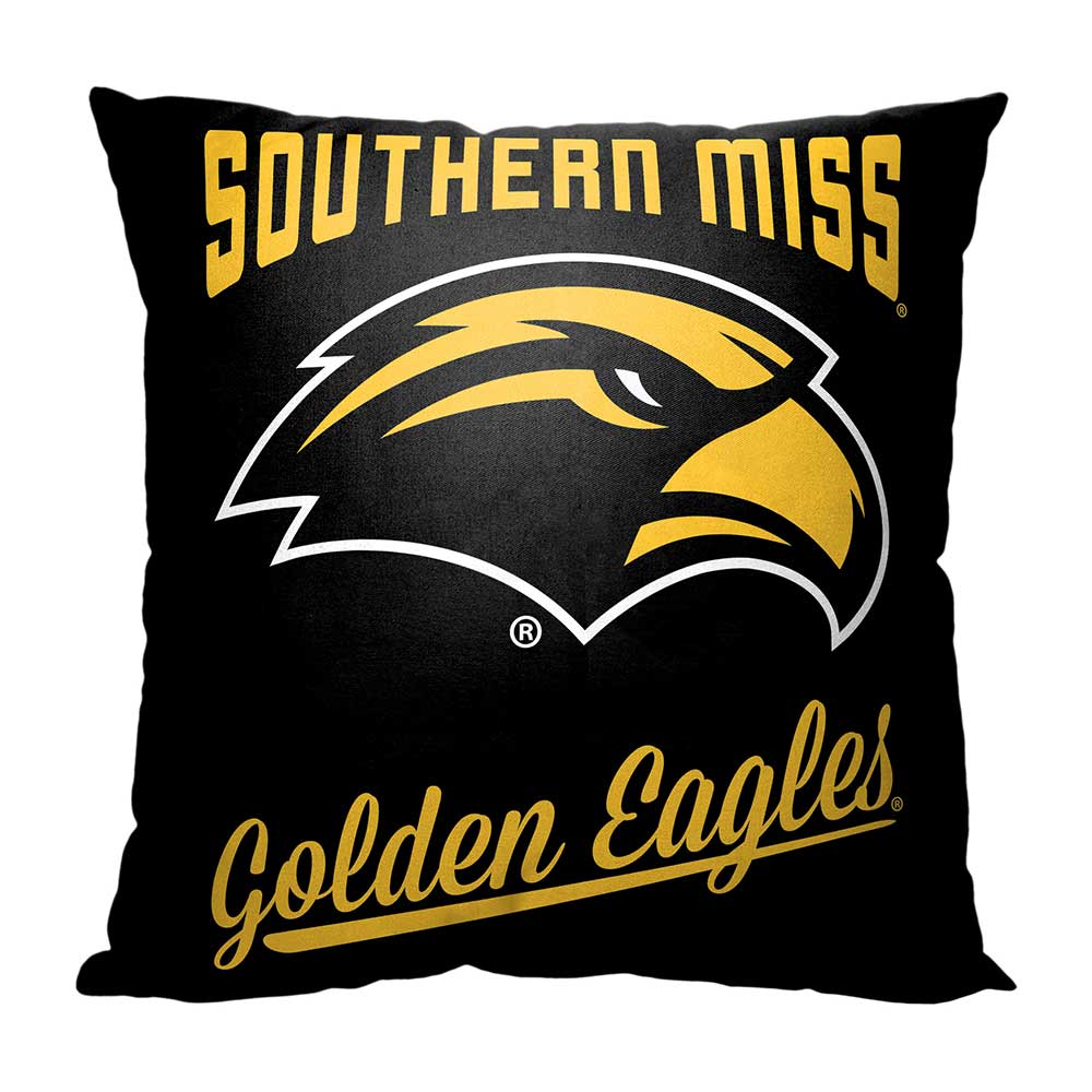 NCAA Southern Miss Golden Eagles Alumni Throw Pillow 18x18 Inches