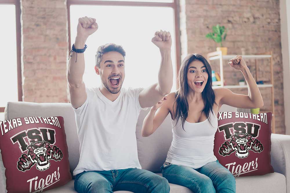 NCAA Texas Southern Tigers Alumni Throw Pillow 18x18 Inches