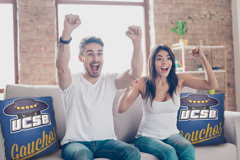 NCAA UC Santa Barbara Gauchos Alumni Throw Pillow 18x18 Inches