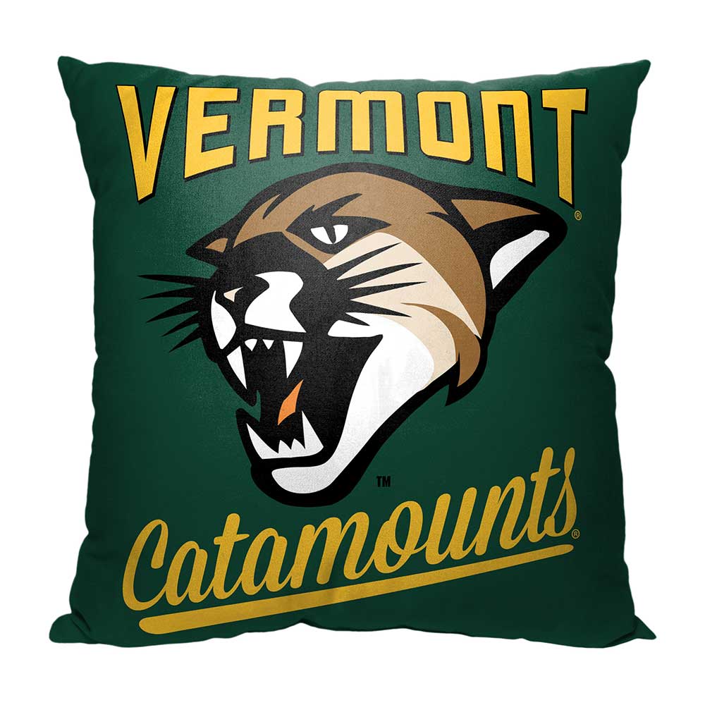 NCAA Vermont Catamounts Alumni Throw Pillow 18x18 Inches