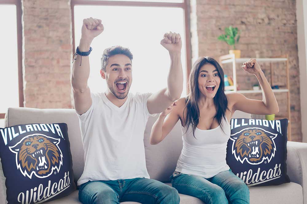 NCAA Villanova Wildcats Alumni Throw Pillow 18x18 Inches